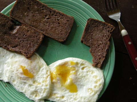 Gluten Free Teff Bread with Eggs